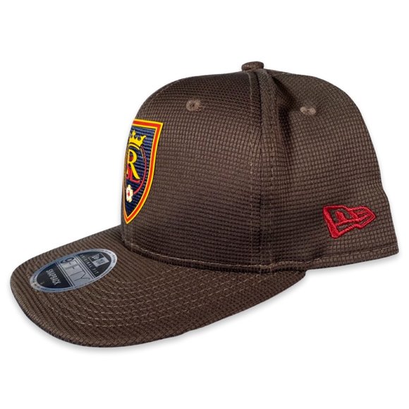 New Era MLS Real Salt Lake RSL Snapback Hat Official Charcoal Grey Game Cap - Picture 2 of 7